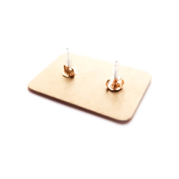 925 Sterling Silver or Gold Turtle Stud Earrings for Earlobes and/or Cartilage - Picture 5 of 9